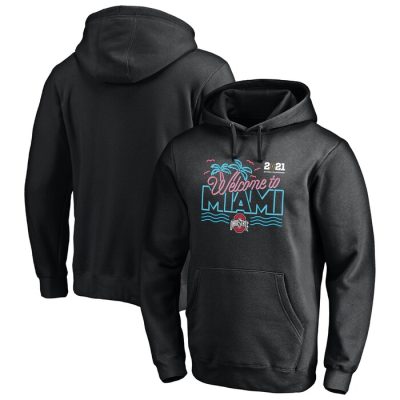 Ohio State Buckeyes College Football Playoff 2021 National Championship Bound Return Pullover Hoodie - Black