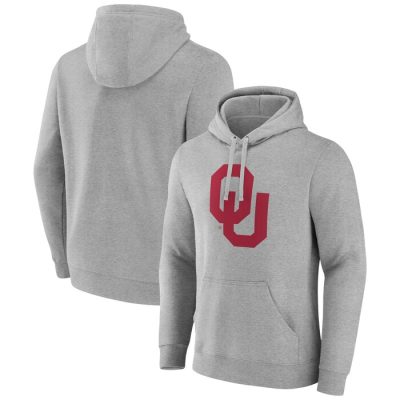 Oklahoma Sooners Logo Pullover Hoodie - Gray