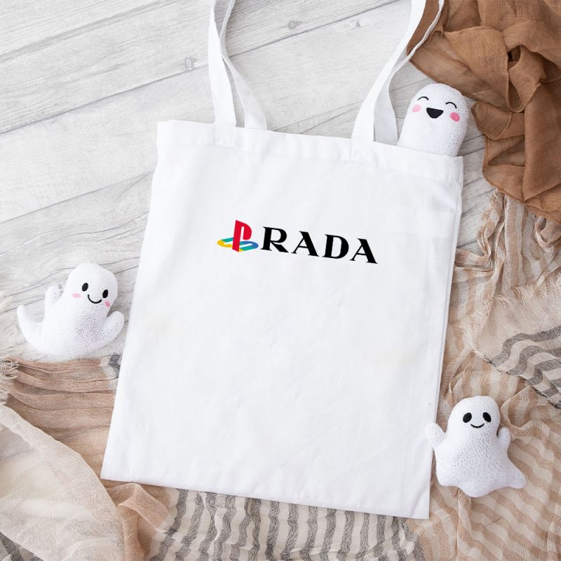 Prada Playstation Cotton Canvas Tote Bag TTB1803