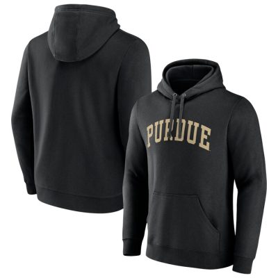 Purdue Boilermakers Basic Arch Pullover Hoodie - Black