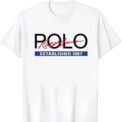 Ralph Lauren Camiseta Polo Infantil Lettering Branca Kid Tee Unisex T-Shirt TTB1776