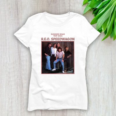 Reo Speedwagon Summer Road Trip 2024 Lady T-Shirt Women Tee For Fans TLT2386
