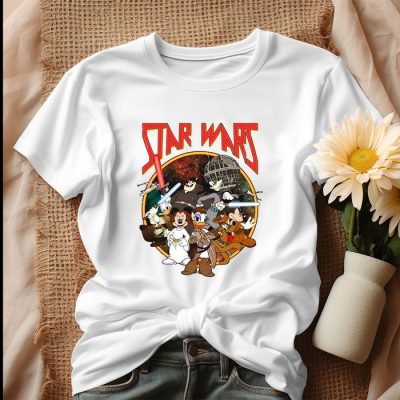 Retro Mickey And Friends Star Wars Day Unisex T-Shirt IPP2496