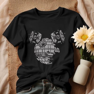 Retro Mickey Death Star Wars Unisex T-Shirt IPP3104