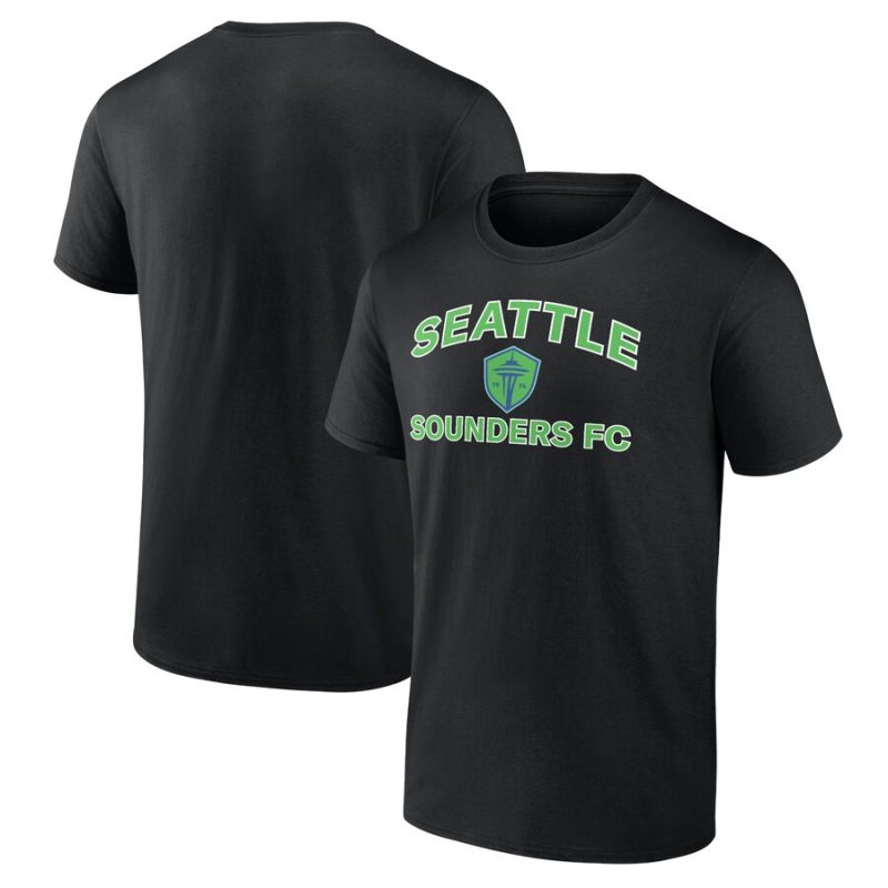 Seattle Sounders FC Heart and Soul Unisex T-Shirt - Black