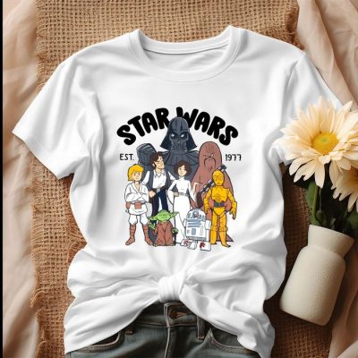 Star Wars Est 1977 Disney Characters Unisex T-Shirt IPP2395