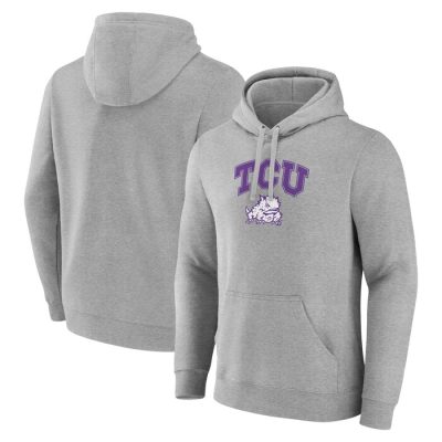 TCU Horned Frogs Campus Pullover Hoodie - Gray