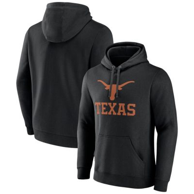 Texas Longhorns Lockup Team Pullover Hoodie - Black