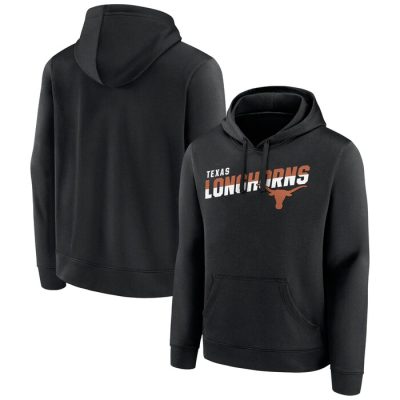 Texas Longhorns Quick Slant Pullover Hoodie - Black