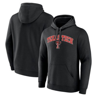 Texas Tech Red Raiders Campus Pullover Hoodie - Black