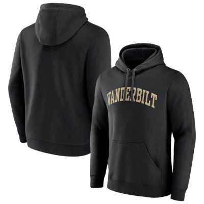 Vanderbilt Commodores Basic Arch Pullover Hoodie - Black