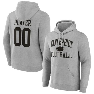 Vanderbilt Commodores Football Pick-A-Player NIL Gameday Tradition Pullover Hoodie - Gray