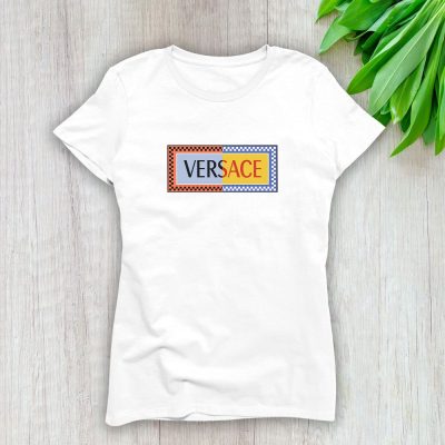 Versace Luxury Logo Lady T-Shirt Luxury Tee For Women LDS1934