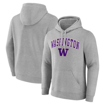 Washington Huskies Campus Pullover Hoodie - Gray