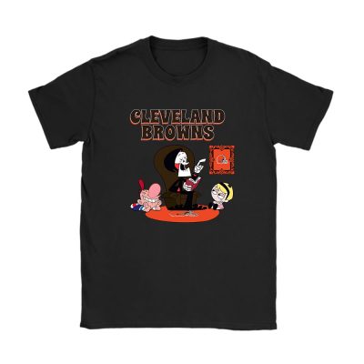 Grim Reaper X Cleveland Browns Team NFL American Football Unisex T-Shirt Cotton Tee TAT7943
