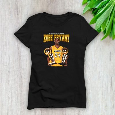 Kobe Bryant Black Mama Forever Bb24 5 Rings Championship Lady T-Shirt Women Tee TLT6609