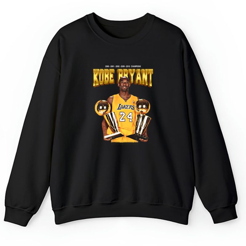 Kobe Bryant Black Mama Forever Bb24 5 Rings Championship Unisex Sweatshirt TAS6609