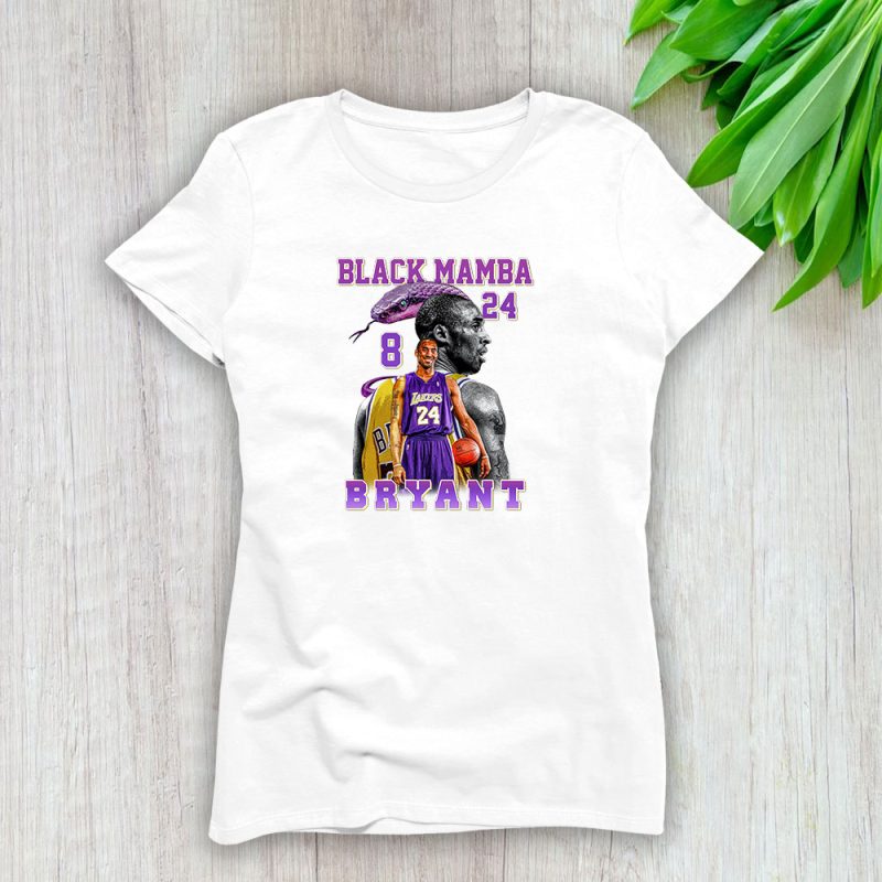 Kobe Bryant Vintage Bootleg Basketball The Black Mamba Lady T-Shirt Women Tee TLT6614