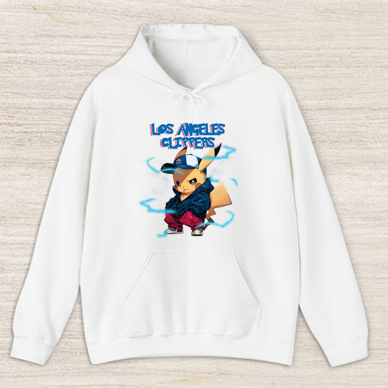 Pikachu X Los Angeles Clippers Team NBA Basketball Unisex Hoodie TAH8692