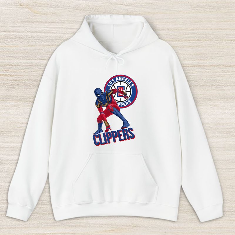 Spiderman NBA Los Angeles Clippers Unisex Hoodie TAH8396