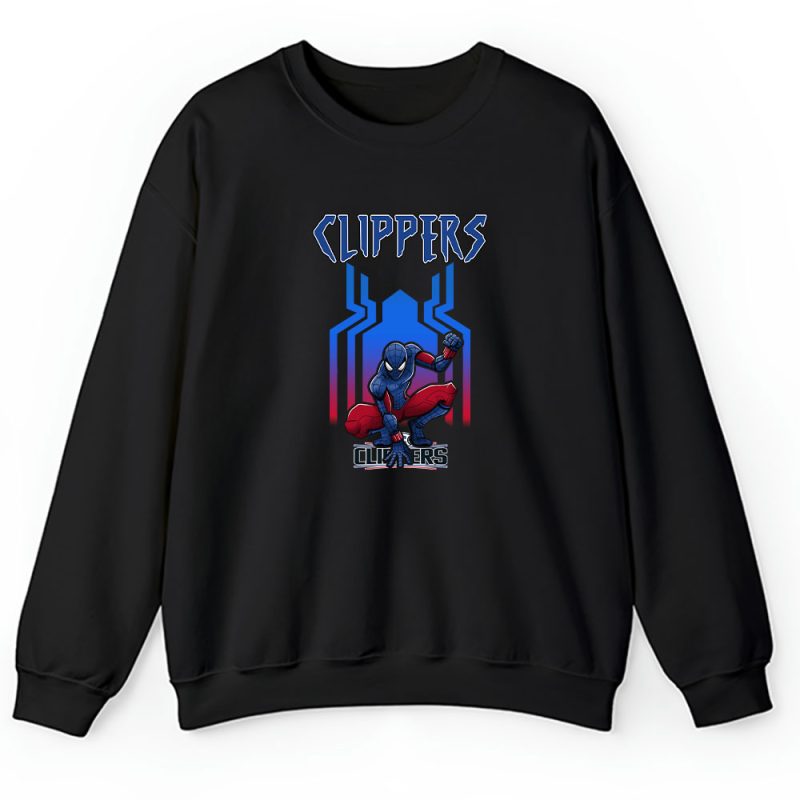 Spiderman NBA Los Angeles Clippers Unisex Sweatshirt TAS7250