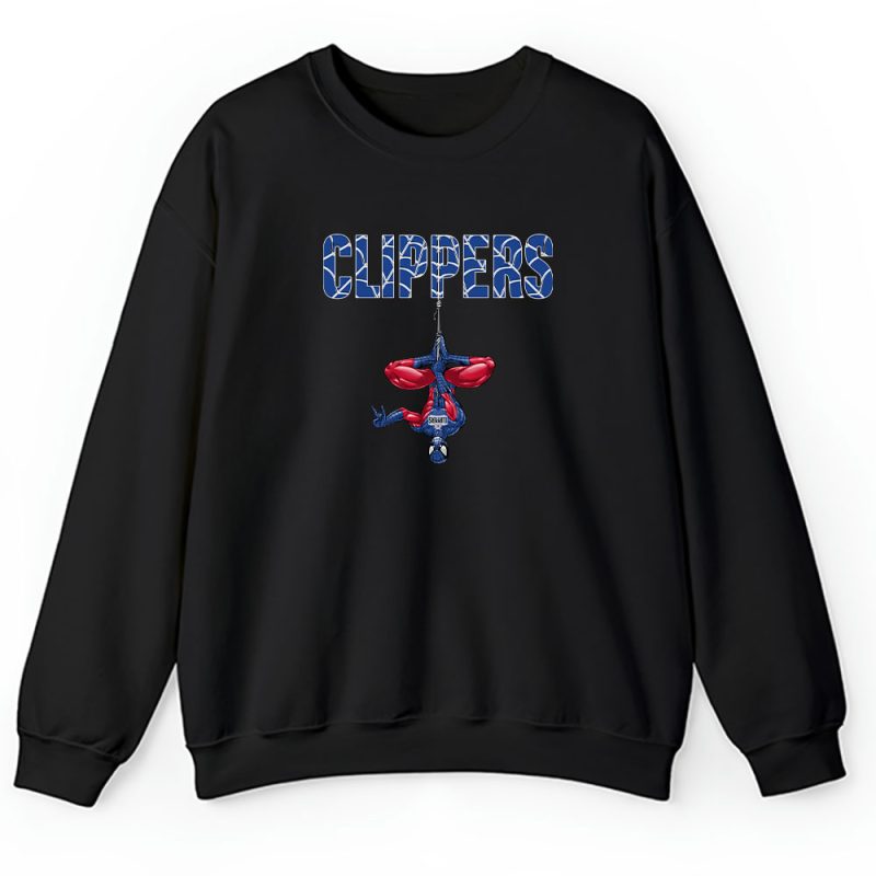 Spiderman NBA Los Angeles Clippers Unisex Sweatshirt TAS7251