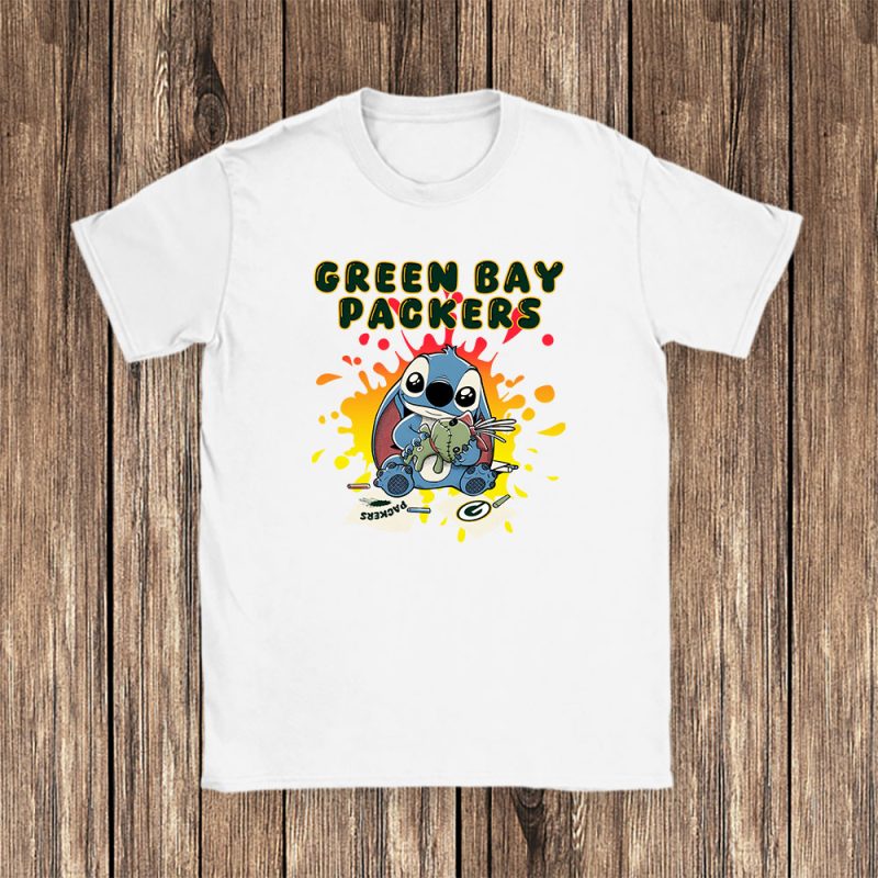 Stitch X Green Bay Packers Team X NFL X American Football Unisex T-Shirt TAT6066