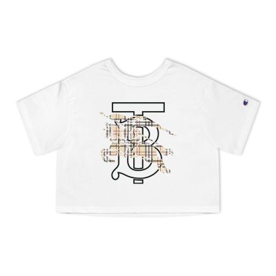 Burberry Logo Luxury Champion Lady Crop-Top T-Shirt CTB2452
