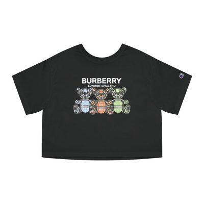 Burberry London Teddy Bear Champion Lady Crop-Top T-Shirt CTB2462