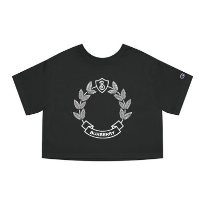 Burberry Oak Leaf Crest Champion Lady Crop-Top T-Shirt CTB2461