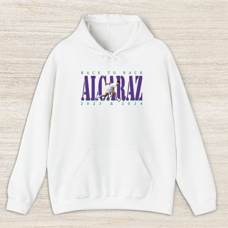 Carlos Alcaraz Winner Wimbledon 2024 X Alcarazarmy X Back To Back Unisex Hoodie TAH12569