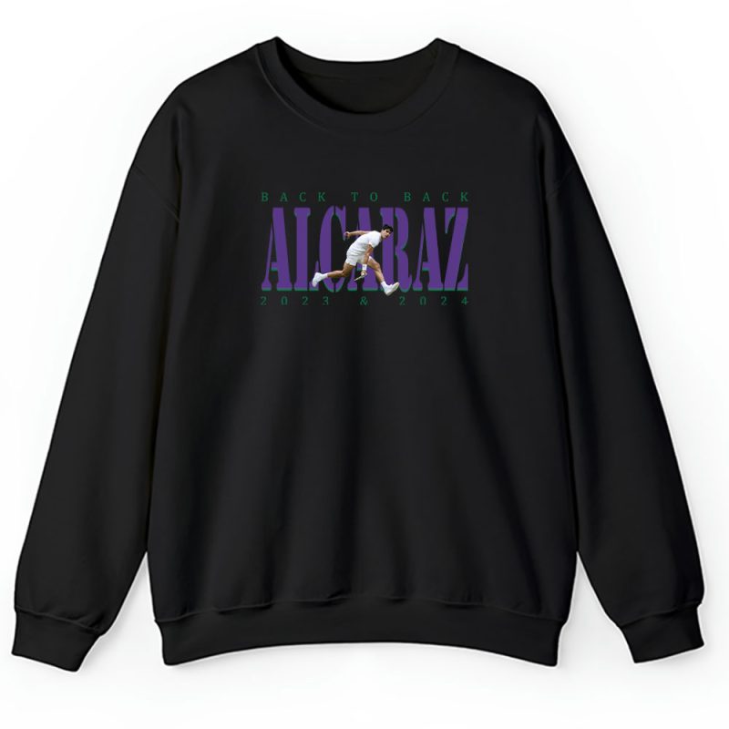 Carlos Alcaraz Winner Wimbledon 2024 X Alcarazarmy X Back To Back Unisex Sweatshirt TAS12569