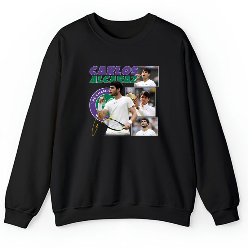 Carlos Alcaraz Winner Wimbledon 2024 X Alcarazarmy X Back To Back Unisex Sweatshirt TAS12570