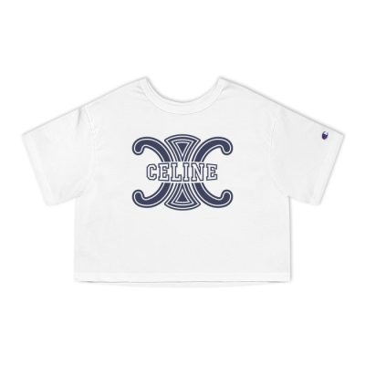 Celine Logo Luxury Champion Lady Crop-Top T-Shirt CTB2788