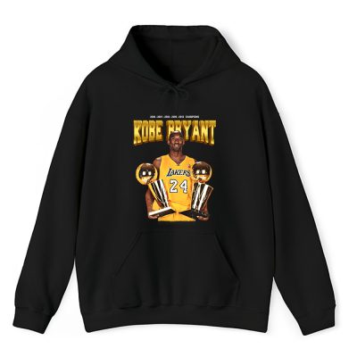 Kobe Bryant Black Mama Forever Bb24 5 Rings Championship Unisex Hoodie TAH6609