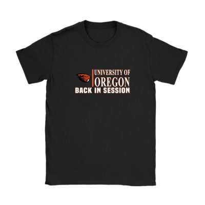 Oregon State University Beaversx Back In Session X College Baseball Unisex T-Shirt Cotton Tee TAT10863