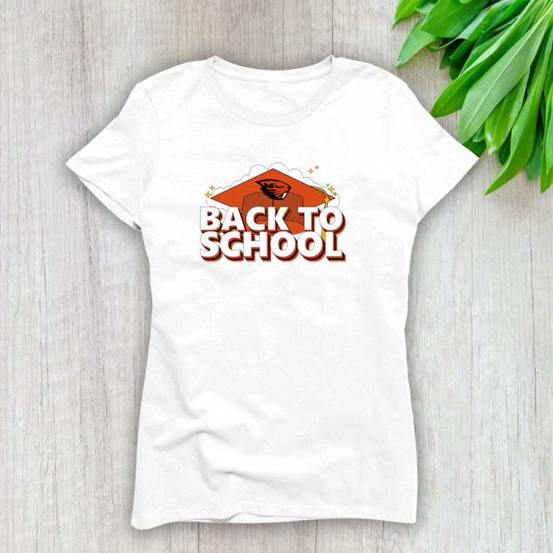 Oregon State University Beaversx Back To School X College Baseball Lady T-Shirt Women Tee LTL10866