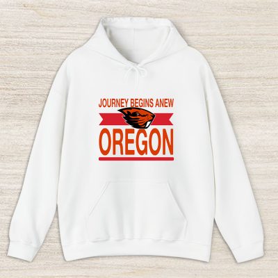 Oregon State University Beaversx Journey Begin Anews X College Baseball Unisex Hoodie TAH10864