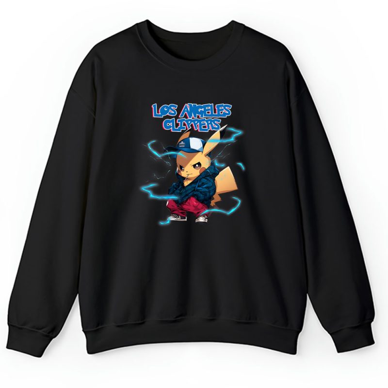 Pikachu X Los Angeles Clippers Team NBA Basketball Unisex Sweatshirt TAS8692