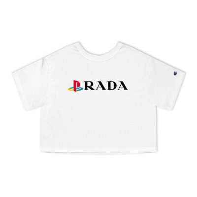 Prada Playstation Champion Lady Crop-Top T-Shirt CTB2559