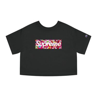 Supreme x Takashi Murakami Champion Lady Crop-Top T-Shirt CTB2953