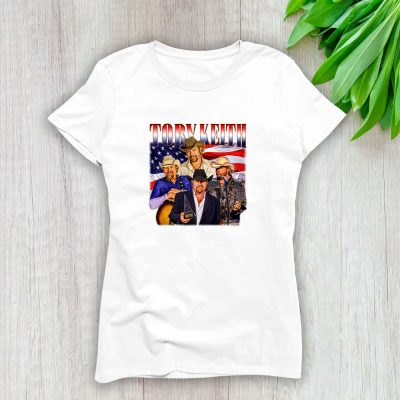 Toby Keith Tk The Outlaw Mr Country Music Lady T-Shirt Women Tee LTL12470