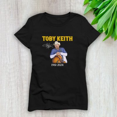Toby Keith Tk The Outlaw Mr Country Music Lady T-Shirt Women Tee LTL12475