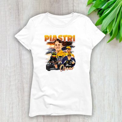 Vintage Oscar Piastri 81 X Formula 1 Racing Lady T-Shirt Women Tee LTL12931