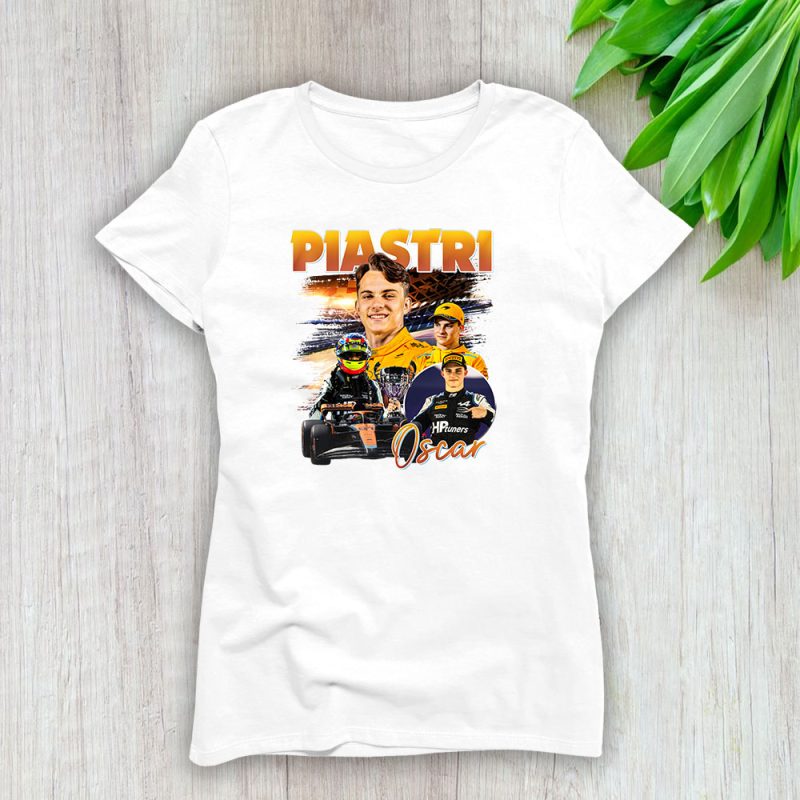 Vintage Oscar Piastri 81 X Formula 1 Racing Lady T-Shirt Women Tee LTL12931