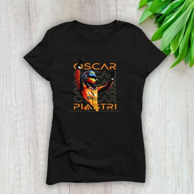 Oscar Piastri 81 X Formula 1 Racing X Hungarian Grand Prix Lady T-Shirt Women Tee LTL13498