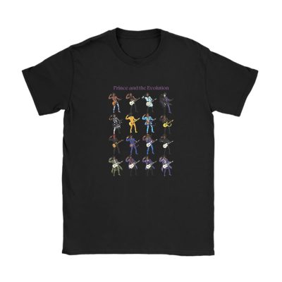 Prince Evolution Of Prince The Purple One Unisex T-Shirt Cotton Tee TAT13779