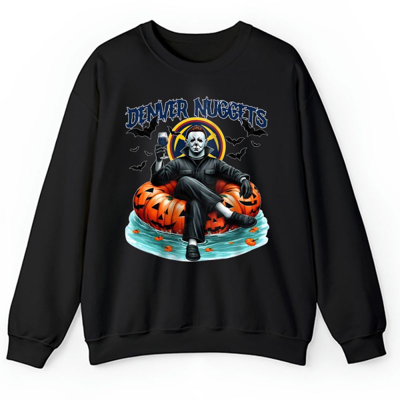 Denver Nuggets x Halloween Masquerade NBA x Michael Myers Masked Killer Unisex Sweatshirt TAS15826