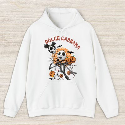 Disney Nightmare On The Main Street Jack Skellington Dolce & Gabbana Unisex Hoodie TAH14658