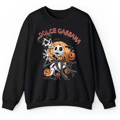 Disney Nightmare On The Main Street Jack Skellington Dolce & Gabbana Unisex Sweatshirt TAS14658